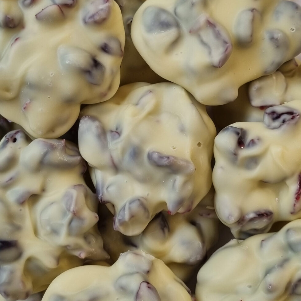 Ambachtelijke Cranberryrotsjes Wit